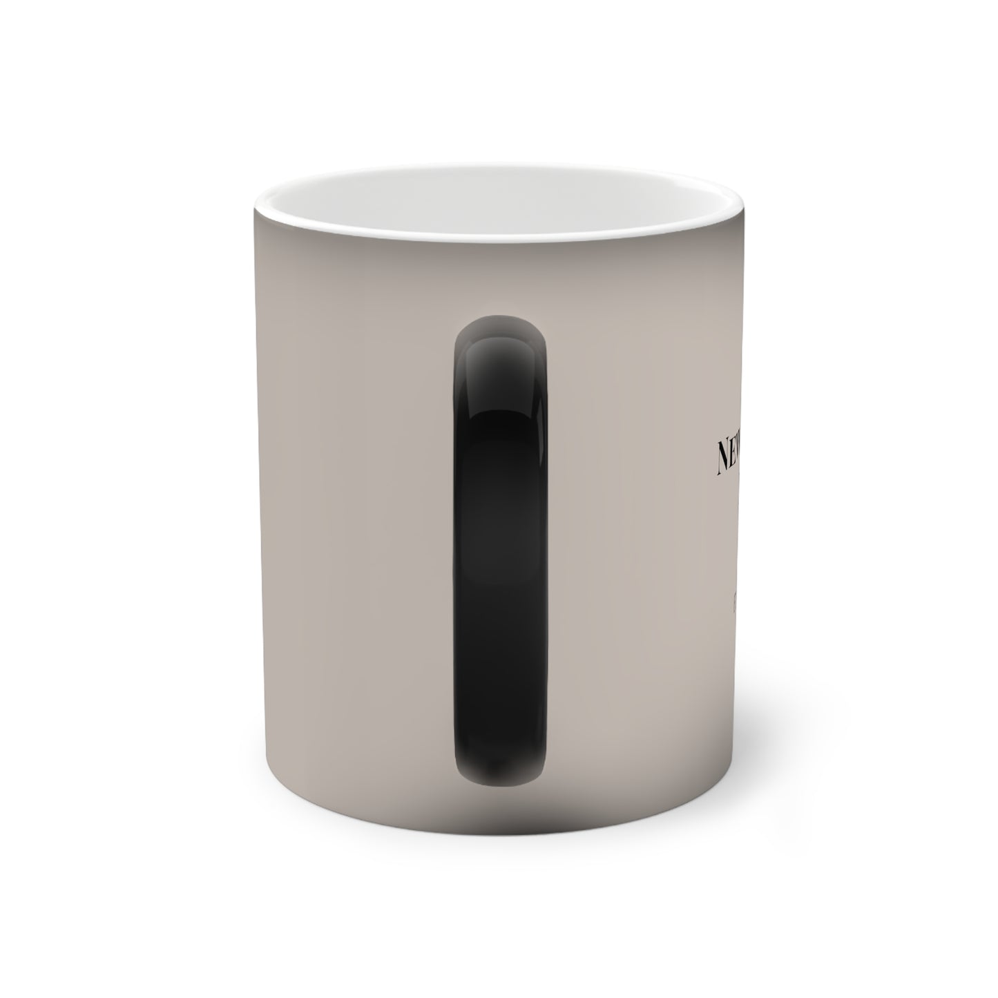 Color-Changing Mug — Minimal Neutral Morning Coffee Cup (11 oz)