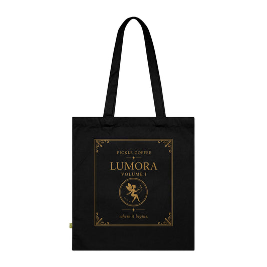Lumora Tote Bag — 'The Light Within' Organic Cotton Bookish Tote