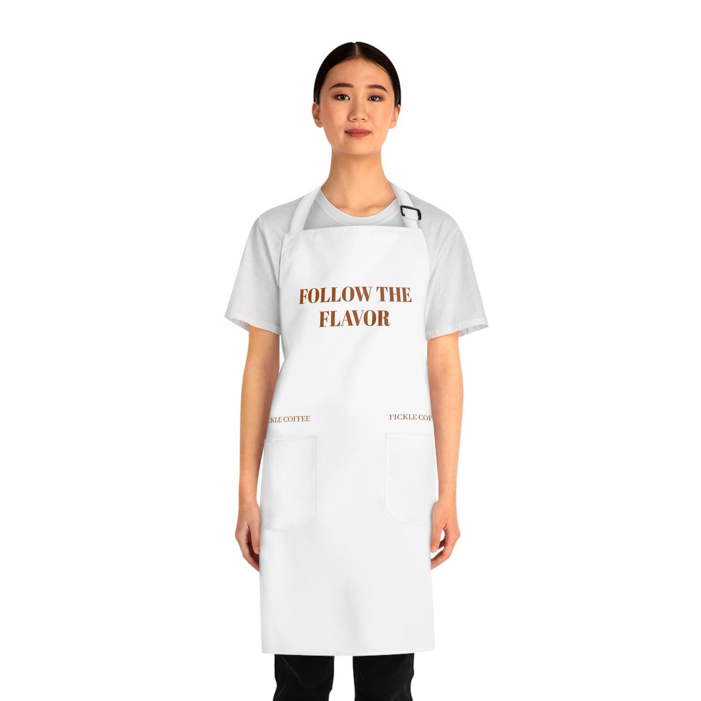 Coffee Lover Apron — "Follow the Flavor" Barista Kitchen Apron